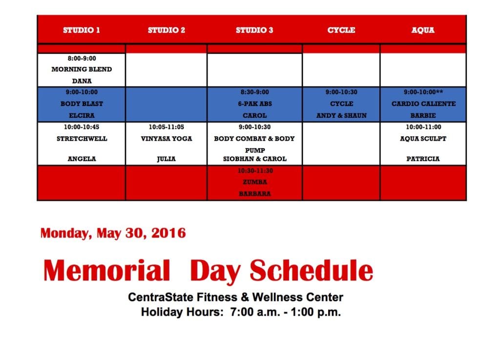 fitness connection memorial day hours houston