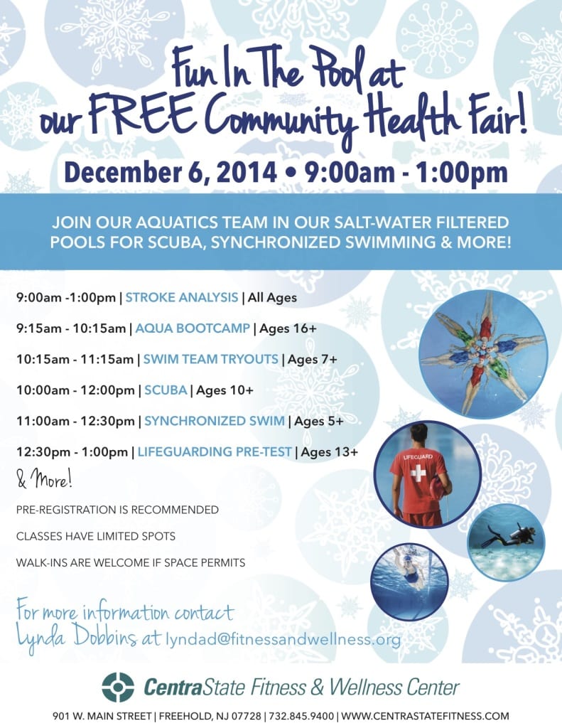 Freehold Health Fair 2014 Aquatics
